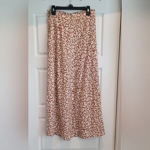 Mango Floral Midi Skirt XS